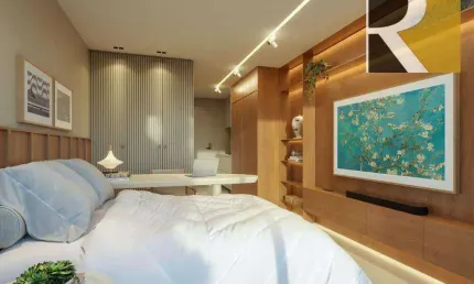 Apartamento com 1 dormitório à venda, 21 m² por r$ 446.000,00 - jardim oceania - joão pessoa/pb