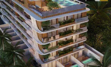 Apartamento Flat beira mar com 1 dormitório à venda, 18 m² a partir de R$ 416.000 - Bessa - João Pessoa/PB