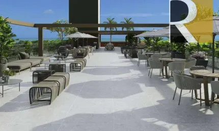 Apartamento beira mar com 1 e 2 dormitório à venda, 19 m² por R$ 430.000 - beira mar Cabo Branco - João Pessoa/PB