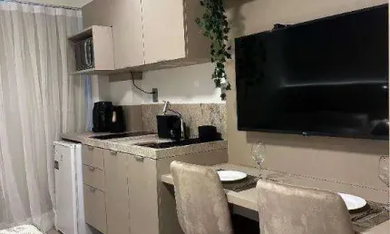 Flat mobiliado beira mar com 1 dormitório à venda, 22 m² por R$ 450.000 - Jardim Oceania - João Pessoa/PB