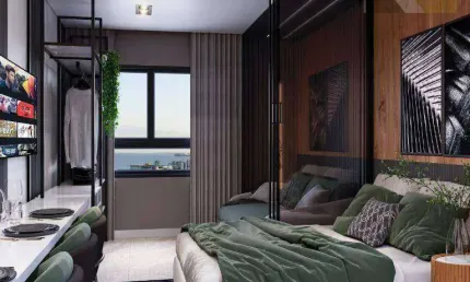 Apartamento Flat com 1 dormitório à venda, 20 m² por R$ 320.000 - Jardim Oceania - João Pessoa/PB