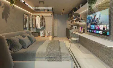 Flat com 1 dormitório à venda, 21 m² por R$ 300.000,00 - Manaíra - João Pessoa/PB