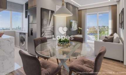Apartamento com 1 quarto à venda na Rua Luiz Del Gobbo, Pinheirinho, Curitiba, 28 m2 por R$ 295.000