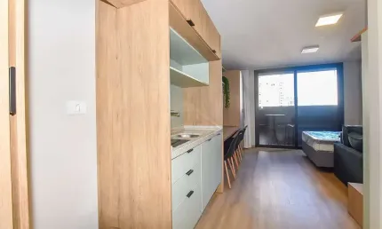 Kitnet / stúdio à venda na rua doutor pedrosa, 313, centro, curitiba, 29 m2 por r$ 450.000