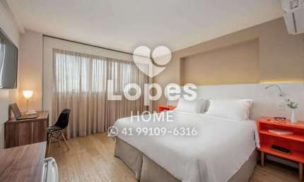 Apartamento com 1 quarto à venda na Avenida João Gualberto, 1276, Alto da Glória, Curitiba, 26 m2 por R$ 470.000