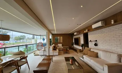 LANÇAMENTOS DE APARTAMENTOS FRENTE AÕ  MAR  COM 4 SUÍTES.
