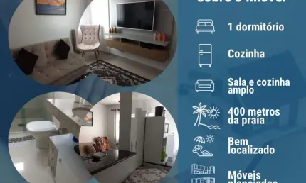 Apartamento com 1 quarto à venda em Guilhermina, Praia Grande 
