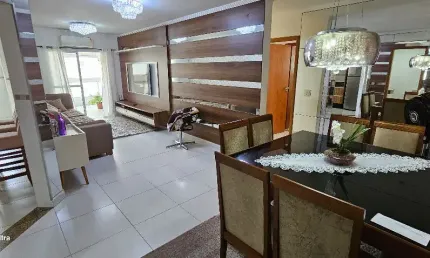 Lindo Apartamento com 3 Suítes para Locação Vista Mar na Aviação-Praia Grande