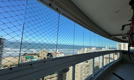 Lindo Apartamento vista mar com 3 Suítes Localizado à 100 metros da praia  na Aviação- Praia Grande-SP