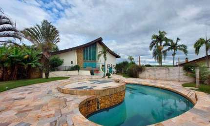 Casa com 3 dormitórios à venda, 577 m² por R$ 3.500.000,00 - Condomínio Fazenda de Cillo - Santa Bárbara D'Oeste/SP