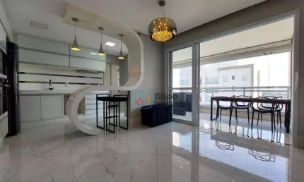 Apartamento com 3 dormitórios para alugar, 121 m² - vila frezzarim - americana/sp