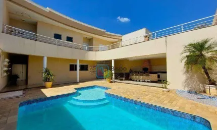 Casa Residencial Mobiliada com 3 dormitórios para alugar, 389 m² por R$ 10.228/mês - Vila Nossa Senhora de Fátima - Americana/SP