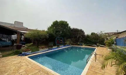 Chácara, 800 m² - venda por r$ 900.000,00 ou aluguel por r$ 4.651,00/mês - praia azul - americana/sp
