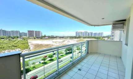 Apartamento com 3 quartos à venda na Avenida Salvador Allende, Recreio dos Bandeirantes, Rio de Janeiro, 87 m2 por R$ 670.000