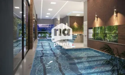 Apartamento à venda no Bairro Kobrasol em São José-SC, com 2 quartos, 1 suíte, 2 vagas