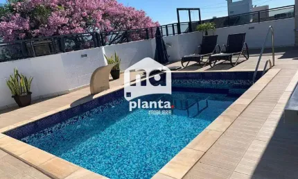 Cobertura à venda no Bairro Estreito em Florianópolis-SC, com 3 quartos, 1 suíte, 2 vagas