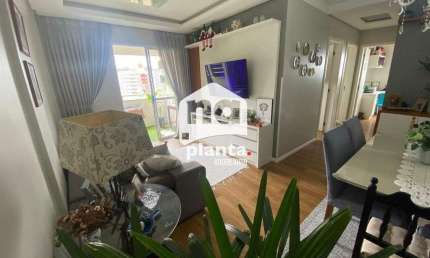 Apartamento à venda no Bairro Praia Comprida em São José-SC, com 3 quartos, 1 suíte, 1 vaga