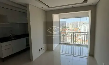 Apartamento à venda no Tatuapé, São Paulo-SP: 2 quartos, 1 suíte, 2 salas, 2 banheiros, 1 vaga, 50m² de área.