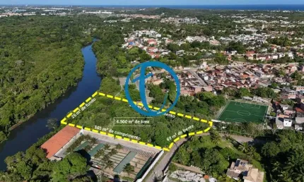 Terreno à venda na Avenida Queira Deus, 9, Portão, Lauro de Freitas por R$ 980.000
