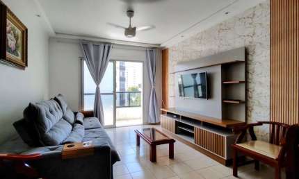 Apartamento para Temporada em Guarapari, Praia do Morro, 2 dormitórios, 1 suíte, 3 banheiros, 1 vaga