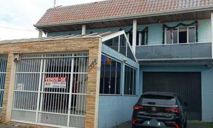 Sobrado para Venda em São José dos Pinhais, Cruzeiro, 3 dormitórios, 1 suíte, 4 banheiros, 3 vagas