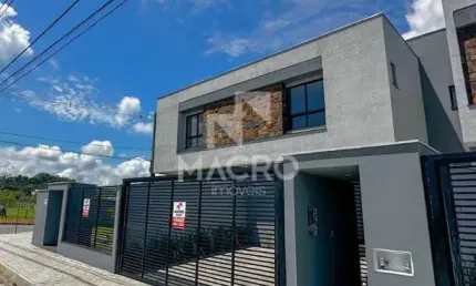 Sobrado Geminado | Três Rios do Sul | 3 quartos (1 suíte) | 126m²
