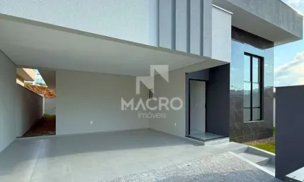Casa Estilo Clássica | Lot. Montreal | Três Rios do Norte | 3 quartos (1 suíte + 2 demi) | 152m²