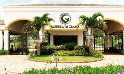 Terreno 2350 m ² com projeto aprovado por felipe diniz a venda no residencial fazenda da grama em itupeva sp