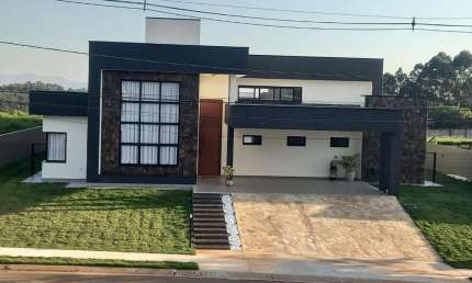 Casa de Alto Padrão nova e recém construída no condomínio Terra Caxambu, no bairro do Caxamb&#250;, em Jundiai SP.