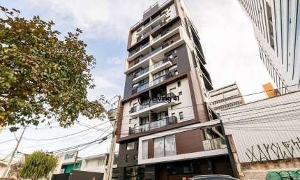 Apartamento com 1 dormitório para alugar, 38 m² por R$ 3.560,00/mês - Batel - Curitiba/PR