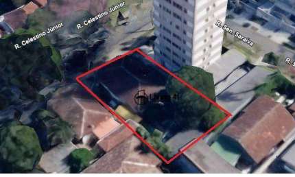 Terreno à venda, 418 m² por R$ 1.180.000,00 - São Francisco - Curitiba/PR