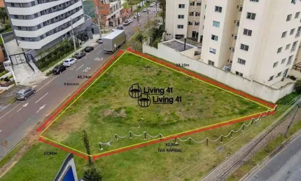 Terreno à venda, 864 m² por r$ 5.000.000,00 - portão - curitiba/pr