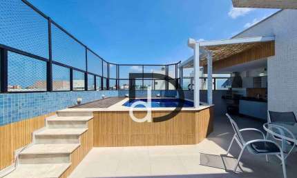 Apartamento Duplex com 3 dormitórios à venda, 280 m² por R$ 6.000.010,00 - Riviera de São Lourenço - Bertioga/SP