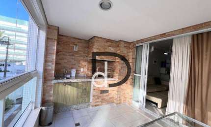 Apartamento com 3 dormitórios para alugar, 108 m² por R$ 10.000/mês - Riviera de So Loureno - Bertioga/SP