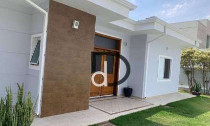 Casa Térrea em Condomínio com Área Gourmet, Loft e Piscina Aquecida - Venda e Locação no Condomínio Marambaia, Vinhedo/SP