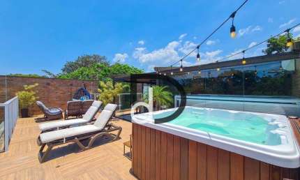 Village com 3 dormitórios à venda, 168 m² por R$ 2.980.000 - Riviera de São Lourenço - Bertioga/SP