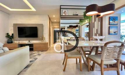 Apartamento com 3 dormitórios à venda, 125 m² por R$ 3.300.000,00 - Riviera de São Lourenço - Bertioga/SP