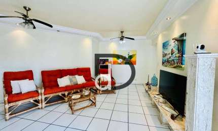 Apartamento com 3 dorm + dependência disponível para locação anual no módulo 6 em Riviera de São Lourenço.