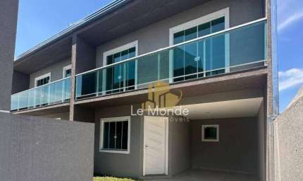 Sobrado com 3 dormitórios à venda, 116 m² por R$ 545.000,00 - Fazendinha - Curitiba/PR