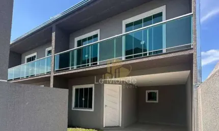 Sobrado com 3 dormitórios à venda, 116 m² por r$ 545.000,00 - fazendinha - curitiba/pr