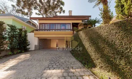 Casa com 4 dormitórios à venda, 380 m² por r$ 3.000.000,00 - campo comprido - curitiba/pr