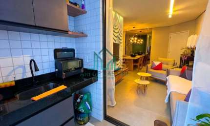 Apartamento 3 Quartos, 80m², Varanda Gourmet com 2 Vagas na Ponta Verde - Maceió Alagoas