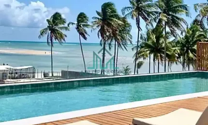 Apartamento Studio, 37m², Mobiliado a 30 metros da Praia de Tatuamunha, na Rota Ecológica dos Milagres - Maceió Alagoas