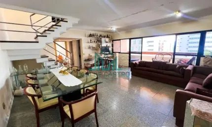 Apartamento 5 Quartos, 315m², Duplex, Piscina, Lavabo, Despensa, Jatiúca - MAceió Alagoas