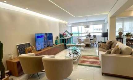 Apartamento Reformado, Beira Mar Mobiliado com 155m² na Praia de Pajuçara - Maceió Alagoas