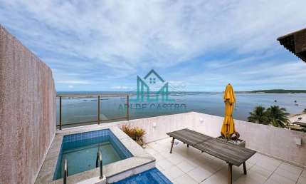 Cobertura Mobiliado Beira-Mar com 124m² no Barra Bali na Barra de São Miguel - Alagoas