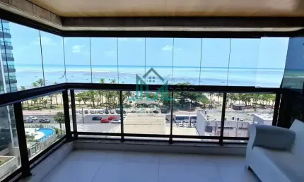 Apartamento com Vista Mar com 191m², 3 Quartos todos com Vista Mar na Ponta Verde - Maceió Alagoas