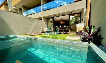 Casa à venda 3 Suítes, Duplex, 155m², Mobiliada e Piscina na Praia do Riacho em São Miguel dos Milagres - Alagoas