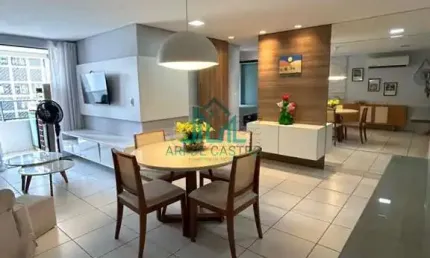 Apartamento, 3 quartos sendo 1 Suíte com Closet, Varanda na Ponta Verde - Maceió Alagoas