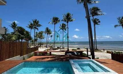 Casa a Venda a Beira-mar da Praia do Marceneiro  325m², Na Rota dos Milagres com 5 Suítes e Piscina Privada - Rota Ecológica dos Milagres, Alagoas
